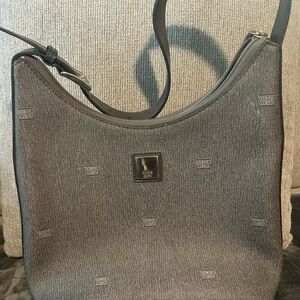 Victor Hugo Gray Shoulder Bag